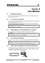 Preview for 12 page of Bistos BT-410 Operator'S Manual