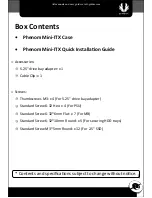 Preview for 2 page of BitFenix phenom mini-itx Quick Installation Manual