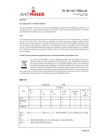 Preview for 10 page of BITMAIN AntMiner S1 Manual