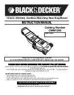 Preview for 1 page of Black & Decker 90541667 Instruction Manual