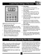 Preview for 6 page of Black & Decker All-In-One Horizontal B2000 Operating Instructions & Cook Book