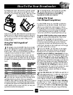 Preview for 10 page of Black & Decker All-In-One Horizontal B2000 Operating Instructions & Cook Book