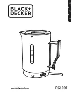 Preview for 1 page of Black & Decker DC1005 Original Instructions Manual