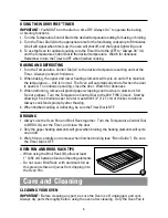 Preview for 4 page of Black & Decker Dining-In CTO9000 Series Use And Care Book Manual