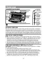 Preview for 13 page of Black & Decker Dining-In CTO9000 Series Use And Care Book Manual