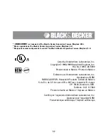 Preview for 32 page of Black & Decker Dining-In CTO9000 Series Use And Care Book Manual