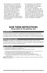 Preview for 4 page of Black & Decker Dining-in TO3280SSD Use & Care Manual