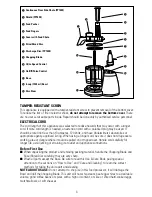 Preview for 3 page of Black & Decker FP1300 Use And Care Book Manual