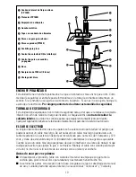 Preview for 10 page of Black & Decker FP1300 Use And Care Book Manual