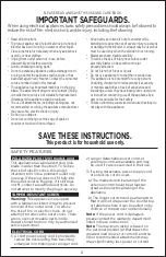 Preview for 2 page of Black & Decker FusionBlade PB2004G Use And Care Manual