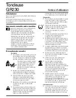 Preview for 21 page of Black & Decker GR230 User Manual