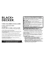 Preview for 21 page of Black & Decker GSL35 Instruction Manual