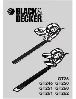 Preview for 1 page of Black & Decker GT246 Manual