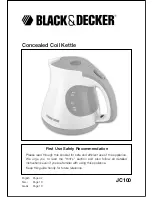 Preview for 1 page of Black & Decker JC100 User Manual