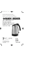 Black & Decker JKC650KT Use And Care Book Manual preview