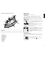 Preview for 3 page of Black & Decker LIGHT N' EASY IR1925W Use And Care Book Manual