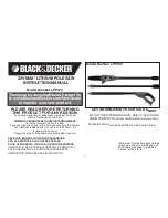 Black & Decker LPP120 Instruction Manual preview