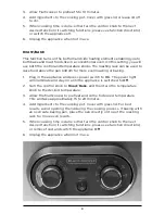 Preview for 8 page of Black & Decker MC1100R Use And Care Manual