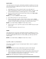 Preview for 9 page of Black & Decker MC1100R Use And Care Manual