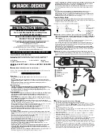 Preview for 1 page of Black & Decker PD360 Instruction Manual