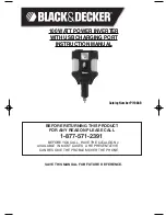 Black & Decker PI100AB Instruction Manual preview