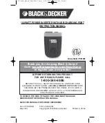 Black & Decker PI100ASB Instruction Manual preview