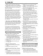 Preview for 12 page of Black & Decker PI400LA Instruction Manual