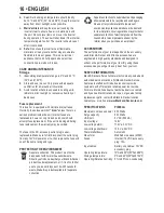 Preview for 16 page of Black & Decker PI400LA Instruction Manual