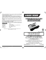 Preview for 13 page of Black & Decker PI500P Instruction Manual