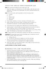 Preview for 7 page of Black & Decker PowerCrush BL1300DG-P Manual