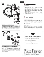 Preview for 4 page of Black & Decker Price Pfister Marielle 72 Series Instructions Manual