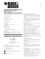 Preview for 19 page of Black & Decker SC831 Instructions Manual