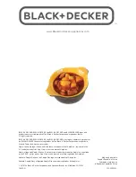 Preview for 28 page of Black & Decker SCW3000S Use And Care Manual