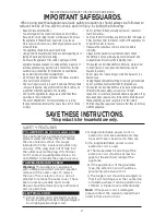 Preview for 2 page of Black & Decker SL1050 Use & Care Manual