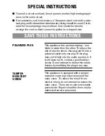 Preview for 3 page of Black & Decker The Automatic Shut-Off 62784 Use And Care Book Manual