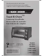 Black & Decker Toast-R-Oven TRO700B Use And Care Book Manual preview