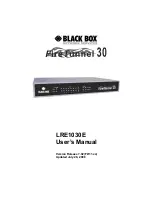 Black Box Firetunnel 30 LRE1030E User Manual preview