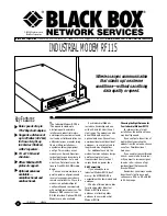 Preview for 1 page of Black Box MDR100A-R4 Specifications