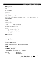 Preview for 73 page of Black Box Primary Rate to Basic Rate ISDN Multiplexer Manual