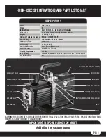 Preview for 3 page of Black Knight HCPRO 12 CFM Operation Manual