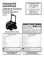 Black Max BM905511 Operator'S Manual preview