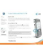 Preview for 27 page of Blackberry 8110 - Pearl - AT&T Getting Started Manual