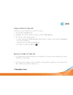 Preview for 29 page of Blackberry 8110 - Pearl - AT&T Getting Started Manual