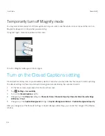 Preview for 16 page of Blackberry Accessibility User Manual