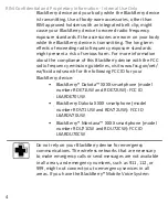 Preview for 6 page of Blackberry Bold Touch 9900 Safety And Product Information