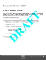 Preview for 10 page of Blackboard LC3000 Installation And Setup Manual