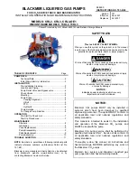 Preview for 1 page of BLACKMER CRL2 Instructions Manual