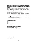 Preview for 10 page of Blackweb BlueTrace BWB15HO213 Product Manual