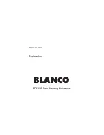 Preview for 1 page of Blanco BFD10XP Instructions For Use Manual