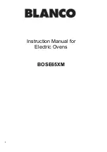 Blanco BOSE65XM Instruction Manual preview